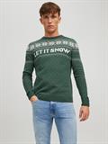 JORXMAS KNIT CREW NECK trekking green