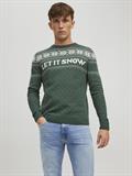 JORXMAS KNIT CREW NECK trekking green