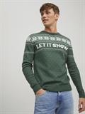JORXMAS KNIT CREW NECK trekking green