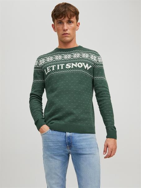 JORXMAS KNIT CREW NECK trekking green