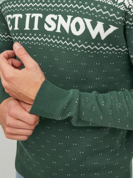 JORXMAS KNIT CREW NECK trekking green