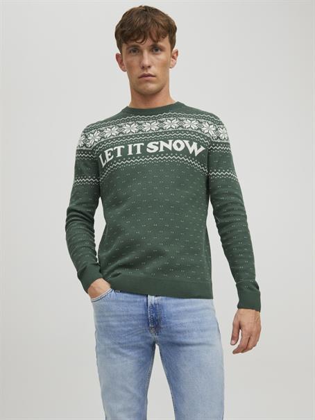 JORXMAS KNIT CREW NECK trekking green