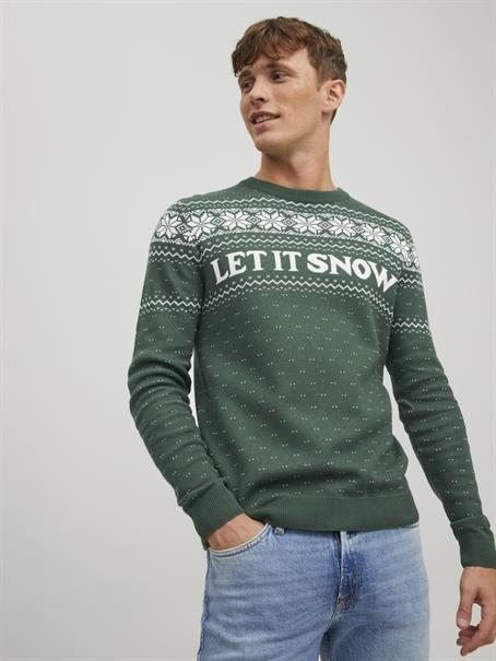 JORXMAS KNIT CREW NECK trekking green