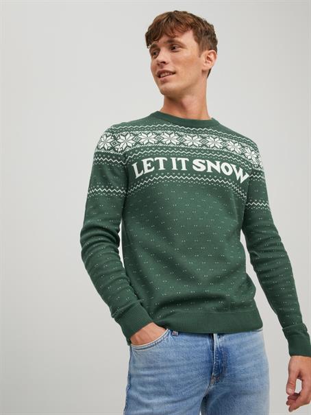 JORXMAS KNIT CREW NECK trekking green