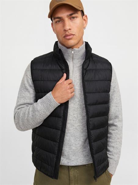 JPRBERG LIGHT DOWN BODYWARMER NOOS black