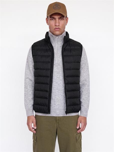 JPRBERG LIGHT DOWN BODYWARMER NOOS black