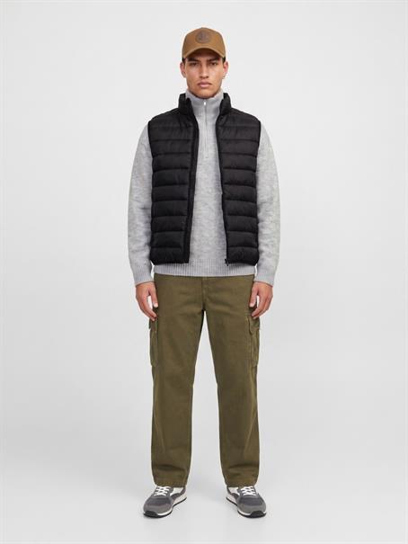 JPRBERG LIGHT DOWN BODYWARMER NOOS black