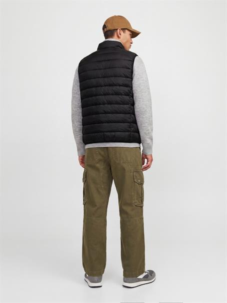 JPRBERG LIGHT DOWN BODYWARMER NOOS black