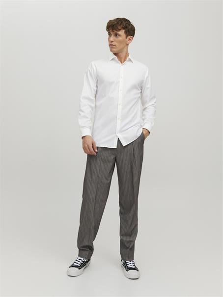 JPRBLAPARKER SHIRT L/S NOOS white
