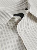 JPRBLAPHOENIX STRIPE SHIRT L/S snow white
