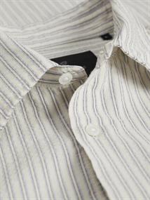 JPRBLAPHOENIX STRIPE SHIRT L/S snow white