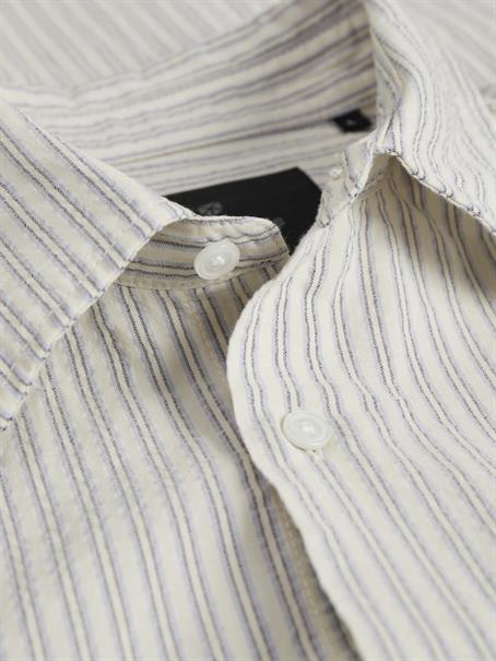 JPRBLAPHOENIX STRIPE SHIRT L/S snow white