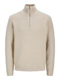 JPRBLAZIGGI KNIT HALF ZIP ancient scroll
