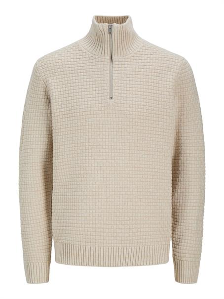 JPRBLAZIGGI KNIT HALF ZIP ancient scroll