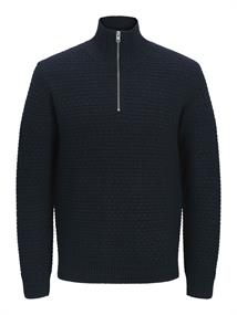 JPRBLAZIGGI KNIT HALF ZIP night sky