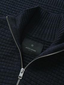 JPRBLAZIGGI KNIT HALF ZIP night sky