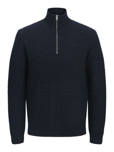JPRBLAZIGGI KNIT HALF ZIP night sky