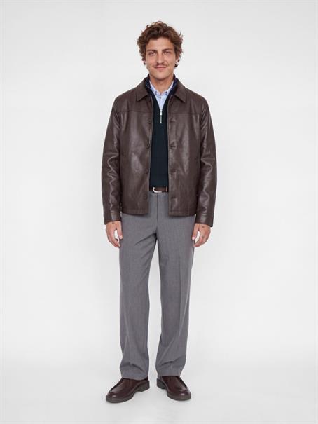 JPRBLAZIGGI KNIT HALF ZIP night sky