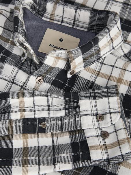 JPRBLUBARKLEY FLANNEL X-MAS L/S SHIRT CH crocodile