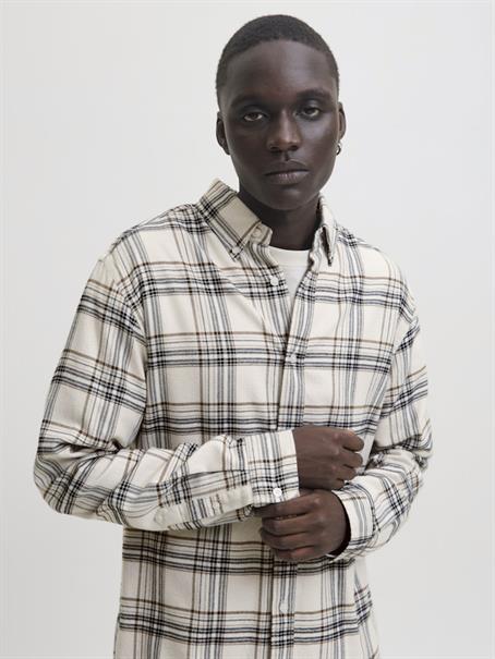 JPRBLUBARKLEY FLANNEL X-MAS L/S SHIRT CH moonbeam