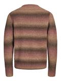 JPRBLUBENSON KNIT CREW NECK tawny port