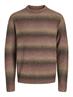 JPRBLUBENSON KNIT CREW NECK tawny port