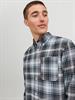 JPRBLUBROOK CORD X-MAS SHIRT L/S CH LN whisper white