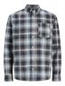 JPRBLUBROOK CORD X-MAS SHIRT L/S CH LN whisper white