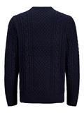 JPRBLUCALLUM CABLE KNIT CREW NECK insignia blue