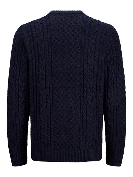 JPRBLUCALLUM CABLE KNIT CREW NECK insignia blue