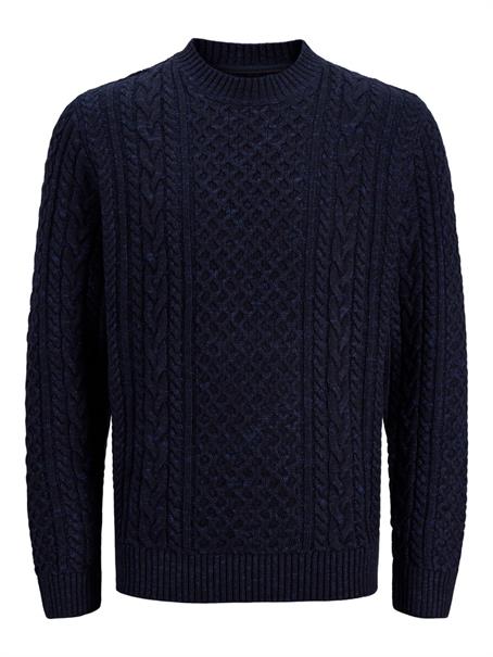 JPRBLUCALLUM CABLE KNIT CREW NECK insignia blue