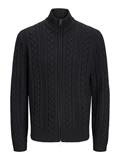 JPRBLUCALLUM CABLE KNIT FULL ZIP black