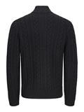 JPRBLUCALLUM CABLE KNIT FULL ZIP black
