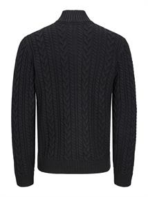 JPRBLUCALLUM CABLE KNIT FULL ZIP black