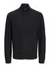 JPRBLUCALLUM CABLE KNIT FULL ZIP black