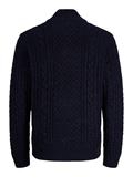 JPRBLUCALLUM CABLE KNIT HALF ZIP insignia blue