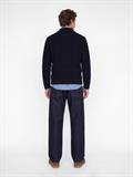 JPRBLUCALLUM CABLE KNIT HALF ZIP insignia blue