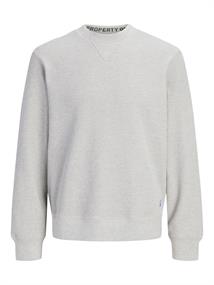 JPRBLULEO CREW NECK SWEAT light grey melange
