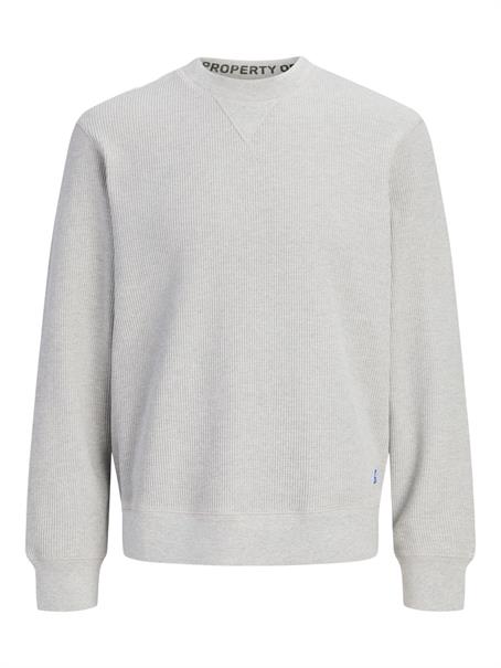 JPRBLULEO CREW NECK SWEAT light grey melange
