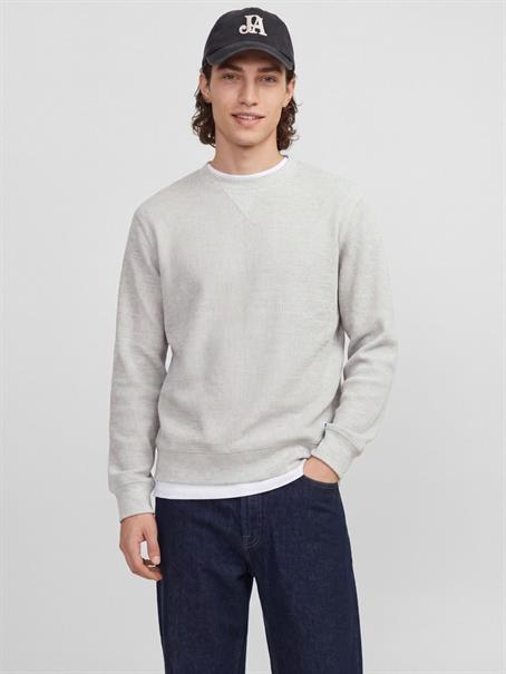 JPRBLULEO CREW NECK SWEAT light grey melange