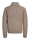 JPRBLULUKE KNIT JACKET CARDIGAN walnut