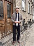 JPRBLULUKE KNIT JACKET CARDIGAN walnut