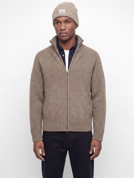 JPRBLULUKE KNIT JACKET CARDIGAN walnut