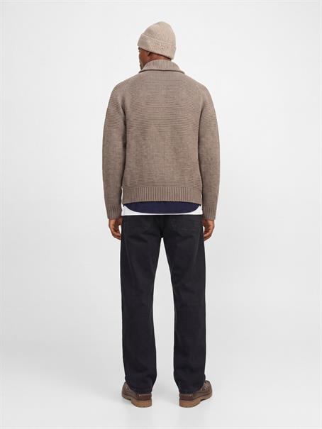 JPRBLULUKE KNIT JACKET CARDIGAN walnut
