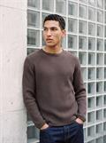 JPRBLUMASON KNIT CREW NECK SN chocolate torte