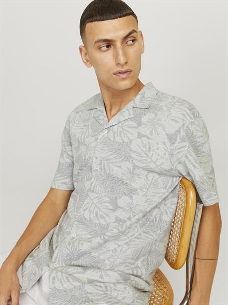 JPRBLUNAEL SS RESORT POLO grey melange