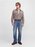 JPRBLUOLIVER CORDUROY L/S OVERSHIRT plaza taupe