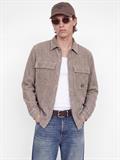 JPRBLUOLIVER CORDUROY L/S OVERSHIRT plaza taupe