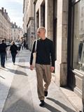 JPRBLURILEY KNIT POLO LS scarab