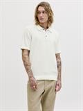 JPRBLURILEY KNIT POLO SS SN cloud dancer